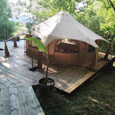 Tente Safari Lodge Dans Foret Luxuriante Vielle-Tursan Kültér fotó