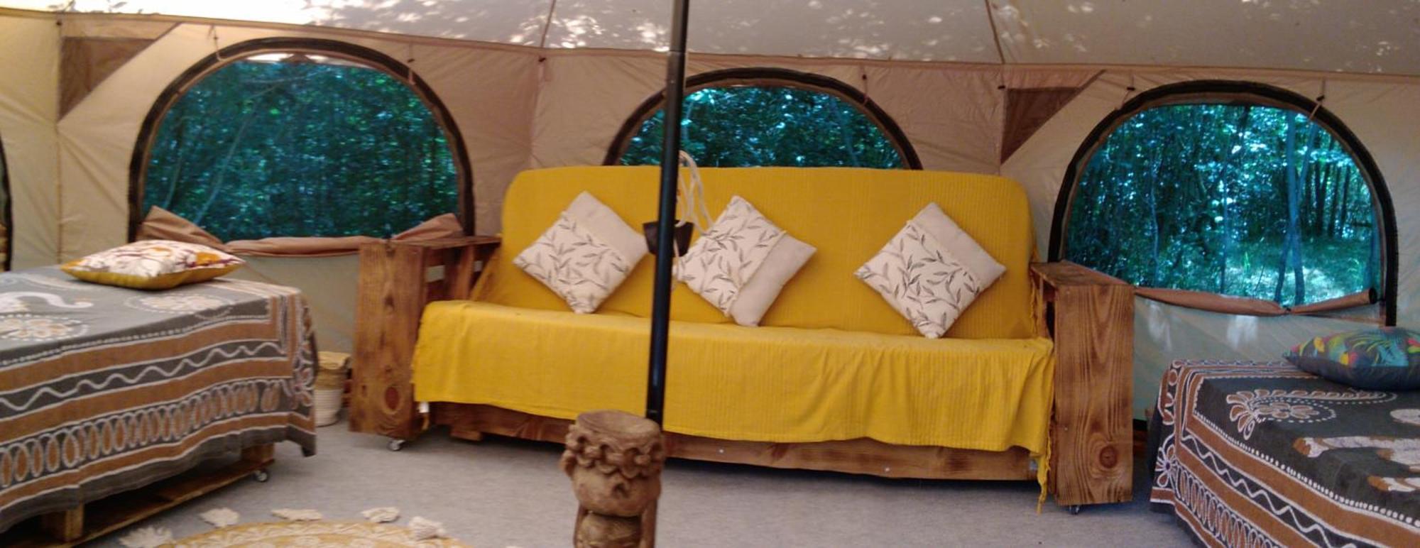 Tente Safari Lodge Dans Foret Luxuriante Vielle-Tursan Kültér fotó