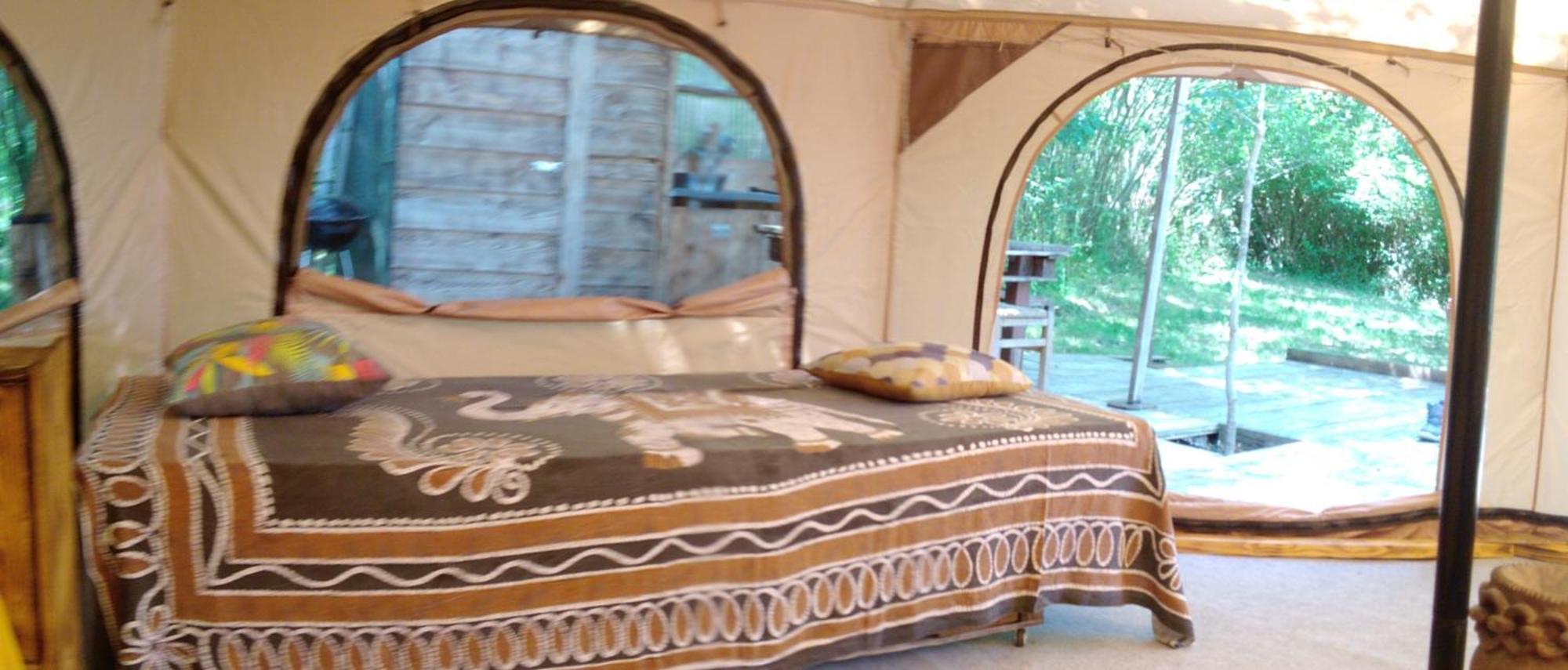 Tente Safari Lodge Dans Foret Luxuriante Vielle-Tursan Kültér fotó
